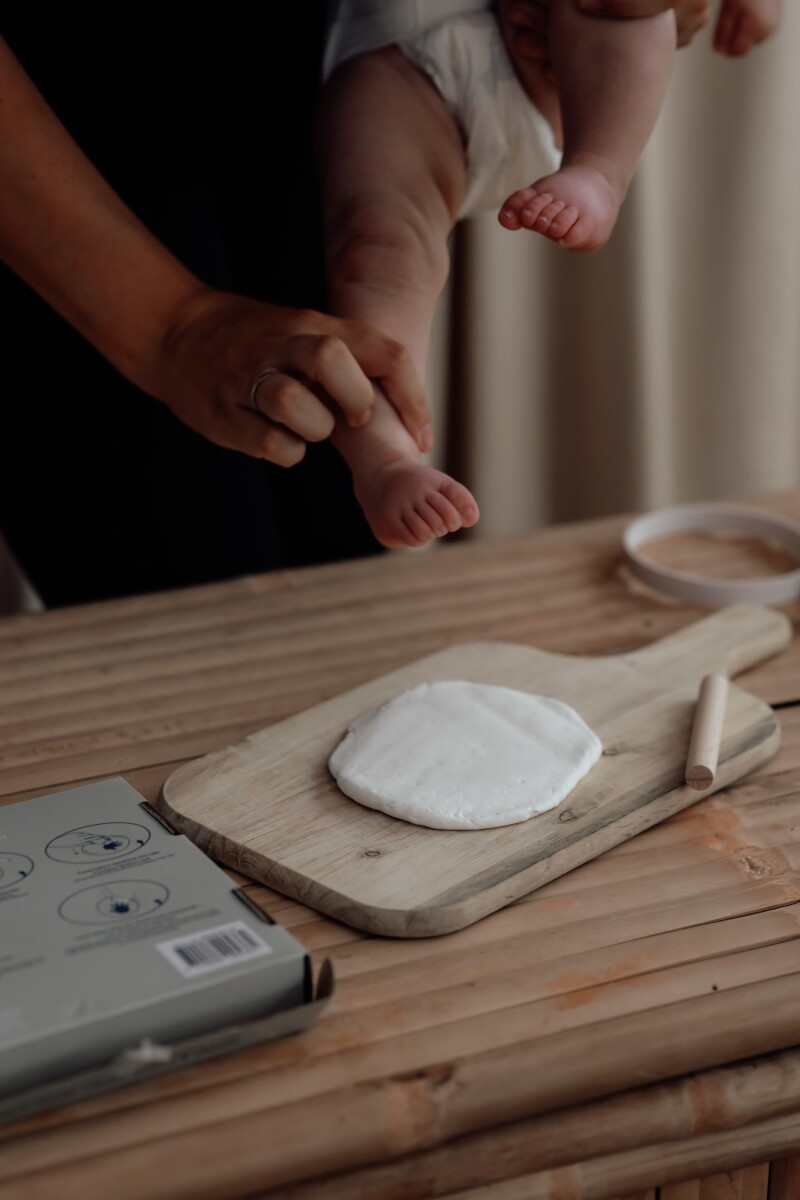Vanilla Copenhagen - Hånd Og Fodaftryk Ler Ophæng - Hvid - One Size