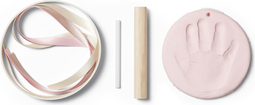 Vanilla Copenhagen - Hånd Og Fodaftryk - Lyserød - Ø11 Cm
