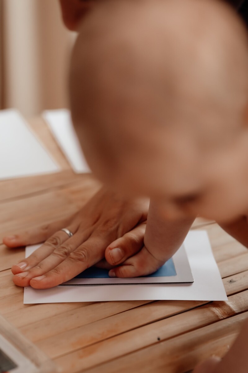 Vanilla Copenhagen - Hånd Og Fodaftryk Stempelsæt - Blåsort - One Size