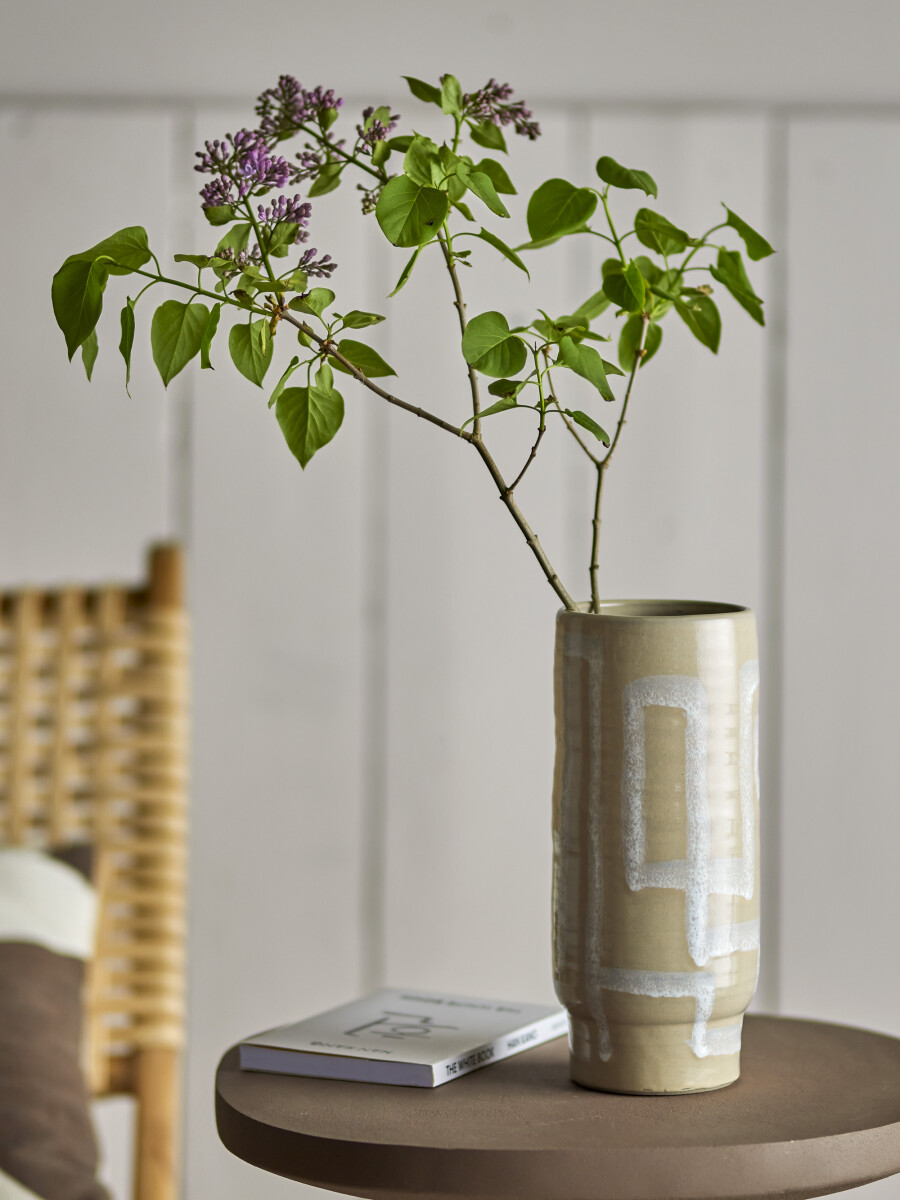 Bloomingville - Vefa Deko Vase - Natur - Terrakotta - H 28 Cm