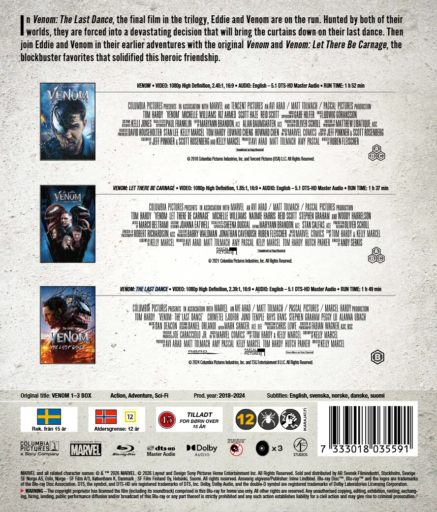 Venom 1-3 Box