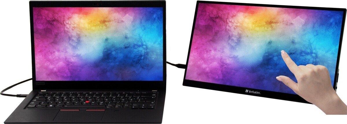 Verbatim - 156 Portable Touchscreen Monitor Full Hd 1080P