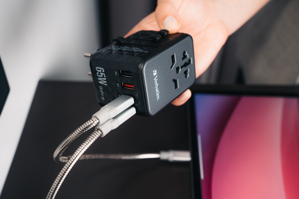 Verbatim - Gan Iii Universal Rejseadapter Uta-05 Pd65W Qc 4