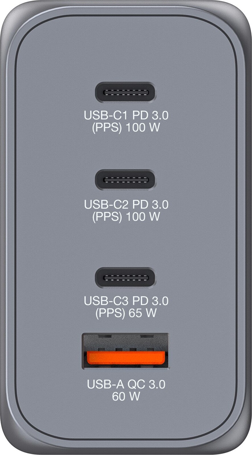 Verbatim - Gnc-200 Gan Charger 4 Port 200W Usb-Ausb-C