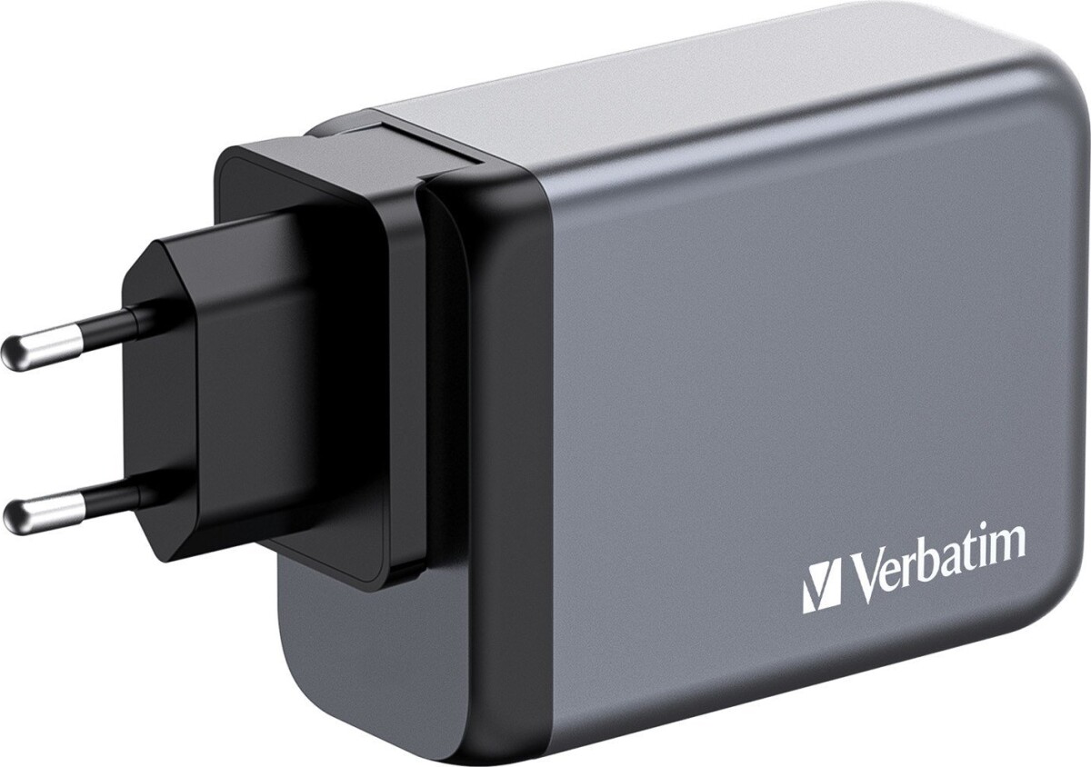 Verbatim - Gnc-200 Gan Charger 4 Port 200W Usb-Ausb-C