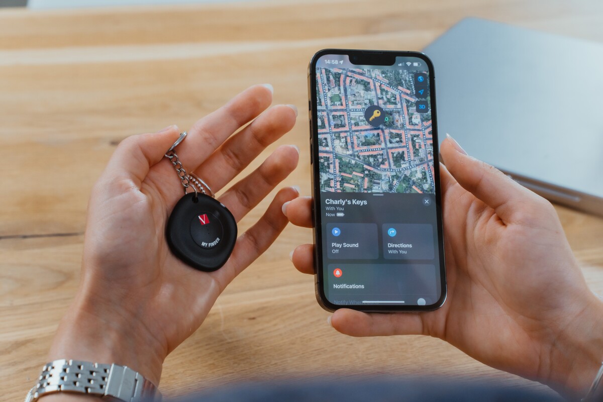 Verbatim - My Finder Bluetooth Tracker Black 1-Pack