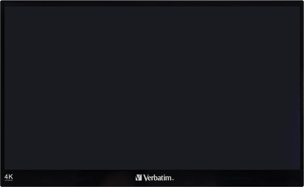 Verbatim - Pmt-17-4K Portable Touchscreen Monitor 173 4K Ultra Hd Metal