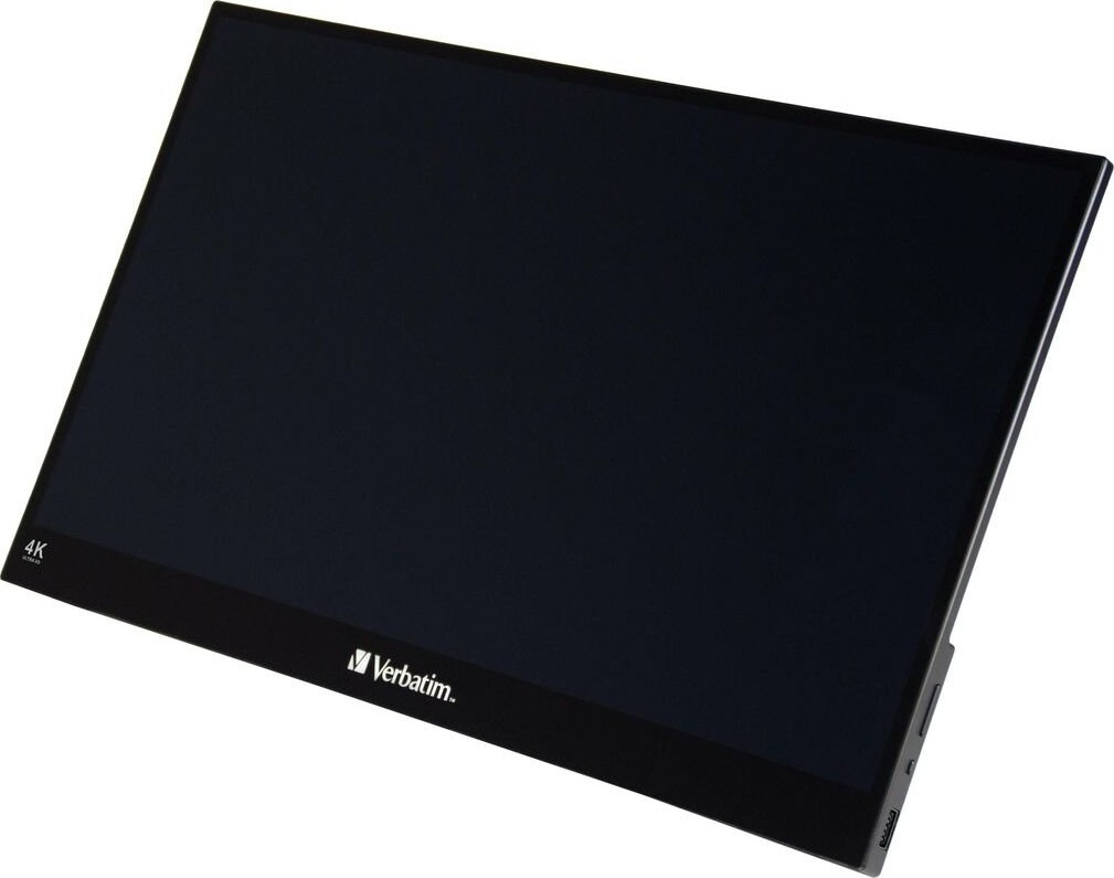 Verbatim - Pmt-17-4K Portable Touchscreen Monitor 173 4K Ultra Hd Metal