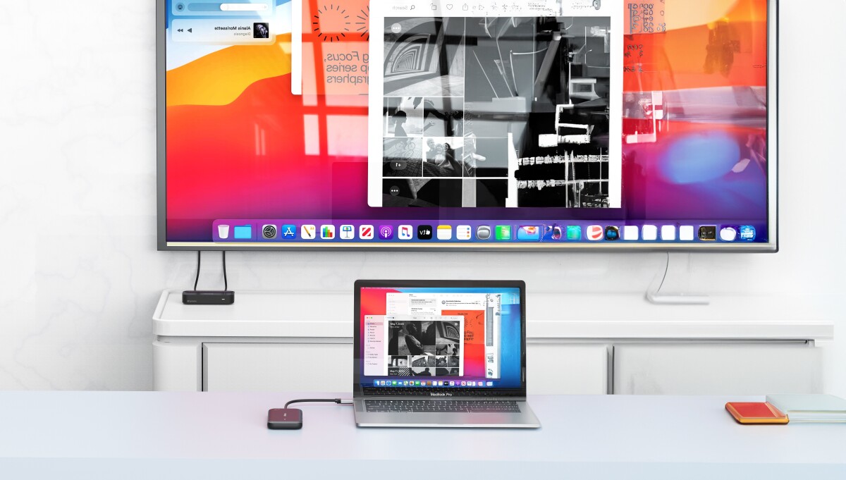 Verbatim - Share My Screen Usb-C Wireless Display Adapter 1080P Whub