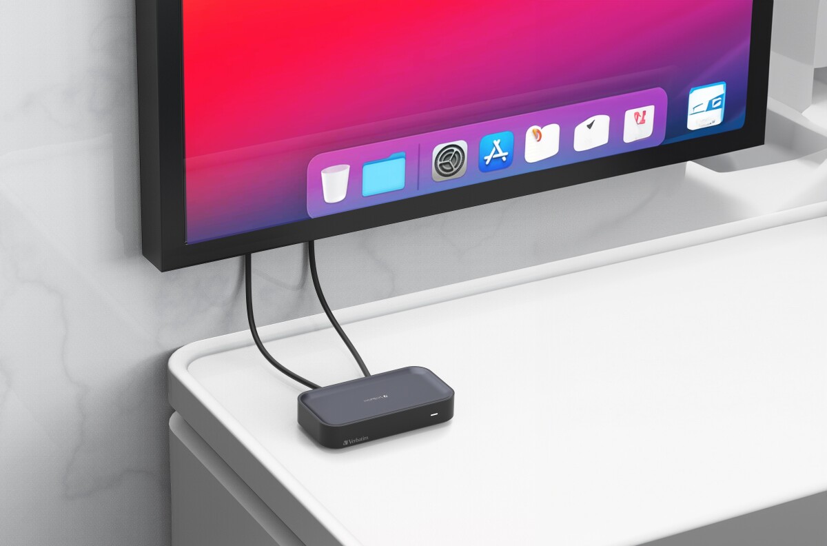 Verbatim - Share My Screen Usb-C Wireless Display Adapter 1080P Whub