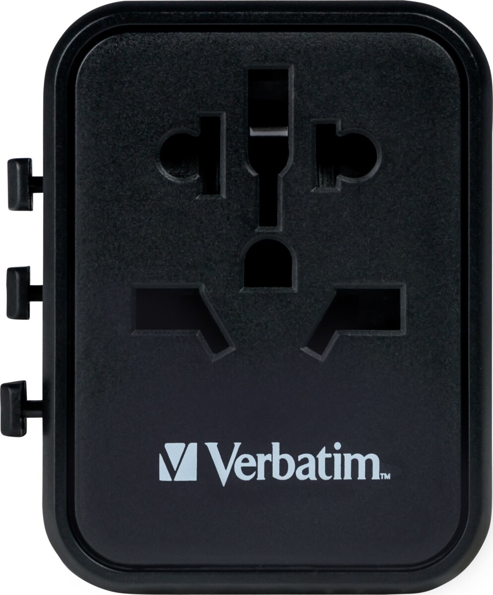 Verbatim - Universal Travel Adapter Uta-01 With 2Xusb Charger