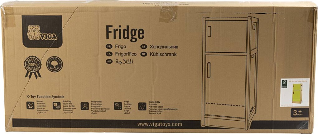Lege Køleskab I Træ - Viga