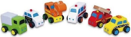 Legetøjsbiler Til Børn - Træ - 6 Stk - Viga