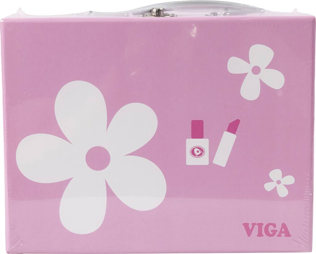 Legetøjs Makeup I Træ - 10 Dele - Viga