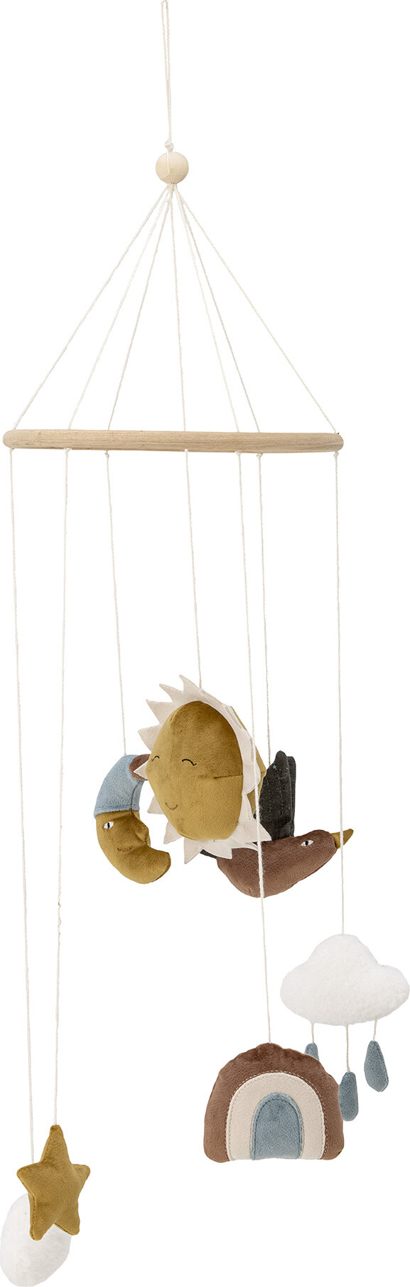 Bloomingville Mini - Vigge Uro - Sol Og Måne - Brun - Polyester