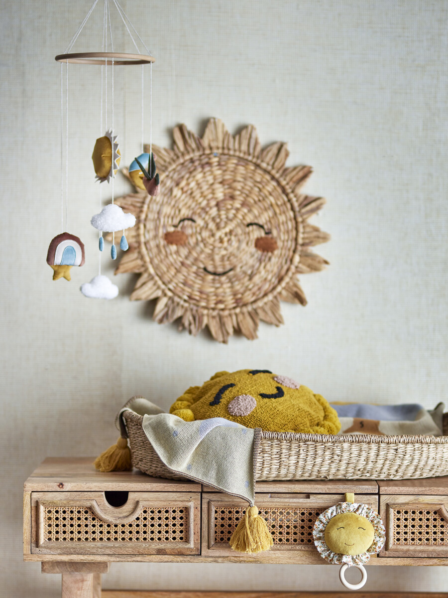 Bloomingville Mini - Vigge Uro - Sol Og Måne - Brun - Polyester