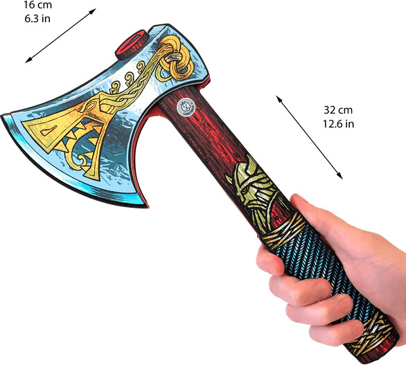 Liontouch - Vikingeøkse Legetøj I Skum Til Børn - Harald