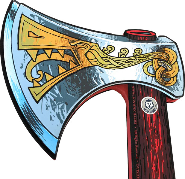 Liontouch - Vikingeøkse Legetøj I Skum Til Børn - Harald