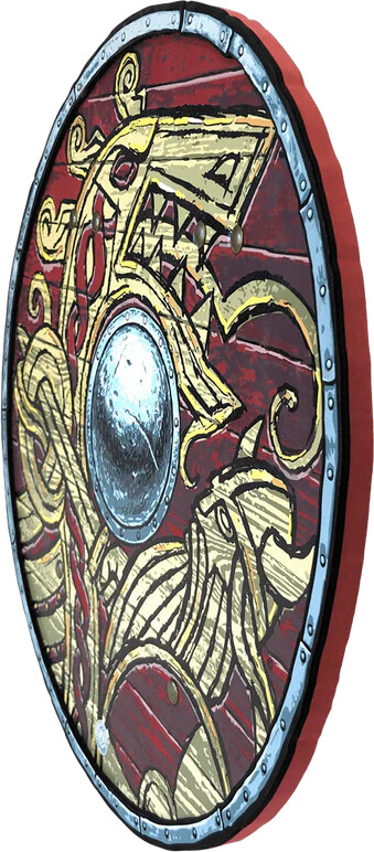 Liontouch - Vikingeskjold Legetøj I Skum Til Børn - Harald