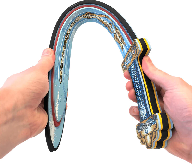 Liontouch - Vikingesværd Legetøj I Skum Til Børn - Blå - Harald