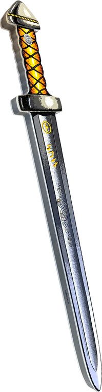 Liontouch - Vikingesværd Legetøj I Skum Til Børn - Guld - Sven