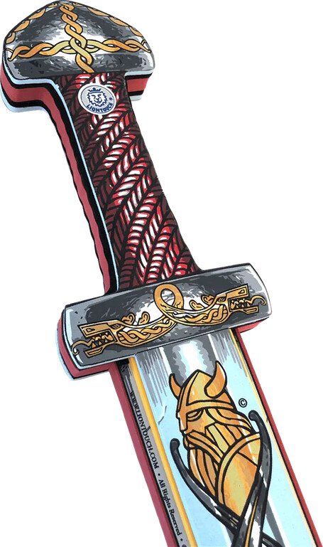 Liontouch - Vikingesværd Legetøj I Skum Til Børn - Rød - Harald