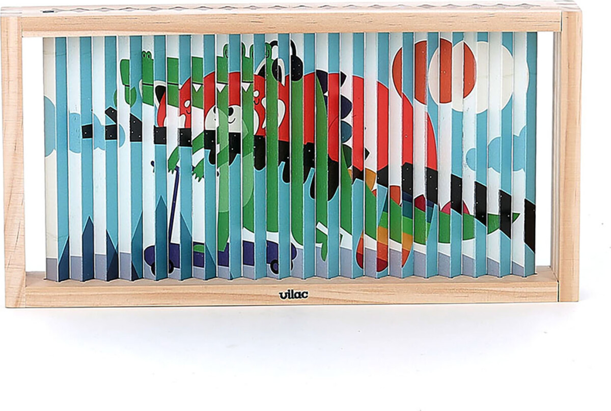 Vilac - Puslespil I Træ - 20 Brikker - Dyr