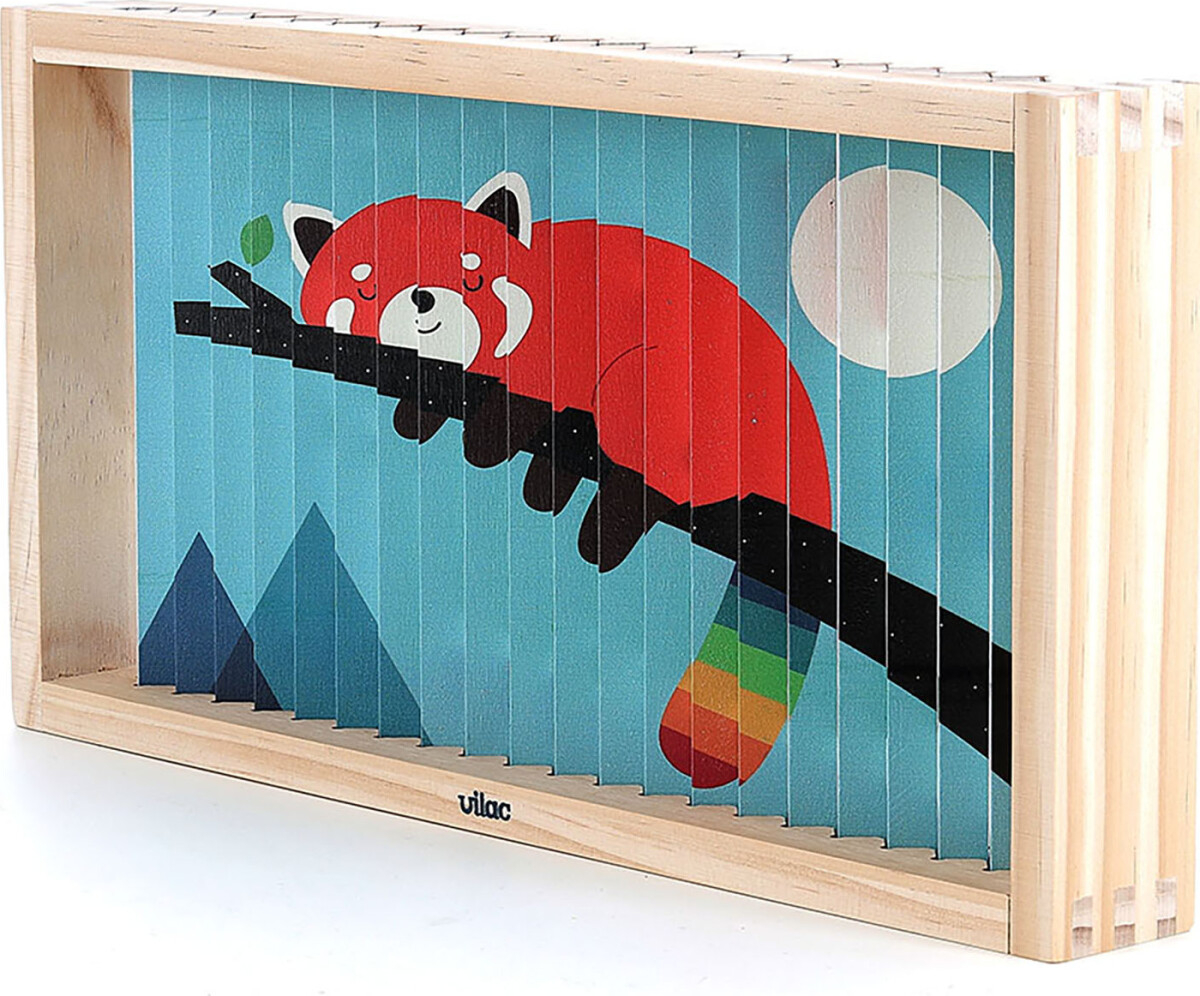 Vilac - Puslespil I Træ - 20 Brikker - Dyr