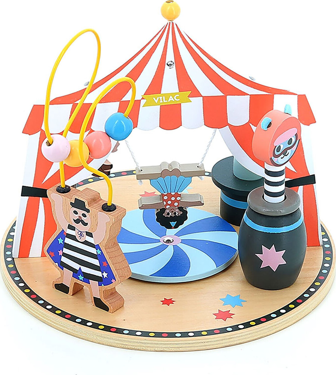 Vilac - Cirkus - Aktivitetslegetøj - Træ