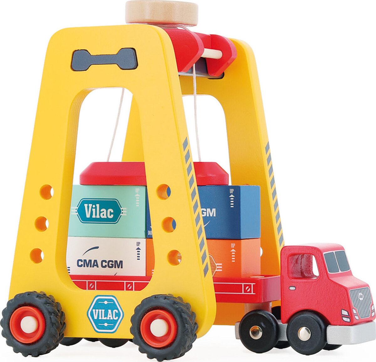 Vilac - Containerkran Og Lastbil