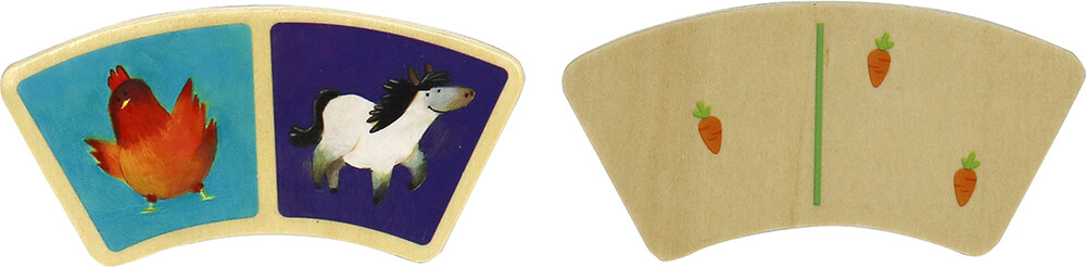 Vilac - Domino Spil - Bondegård - Træ - 28 Brikker