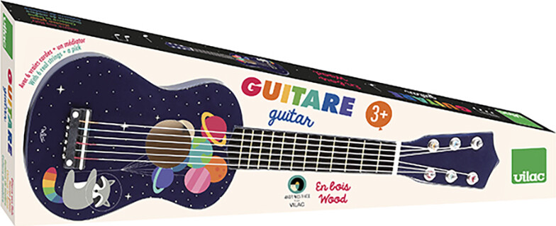 Vilac - Børneguitar I Træ - Rainbow