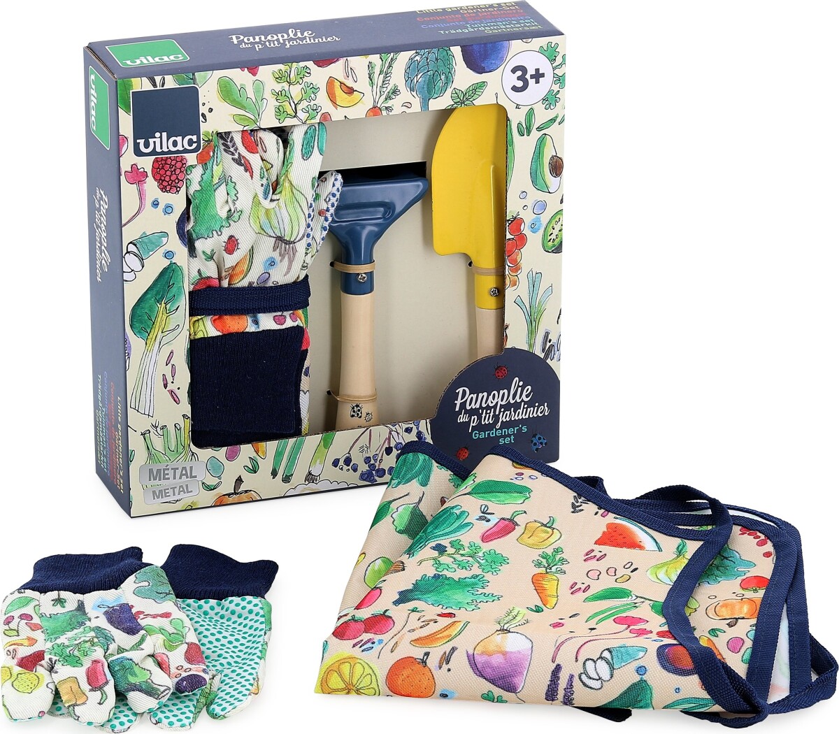 Vilac - Haveredskaber Til Børn - 4 Dele