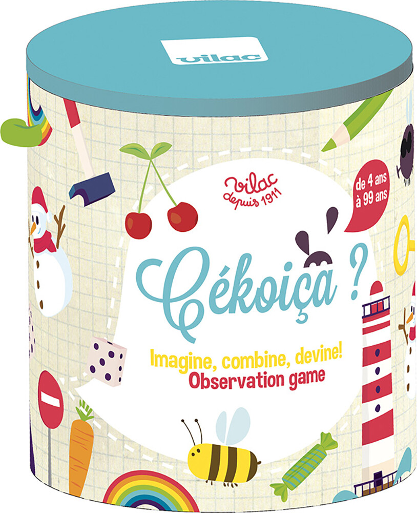 Vilac - Hvad Er Det - Geometri Spil Til Børn