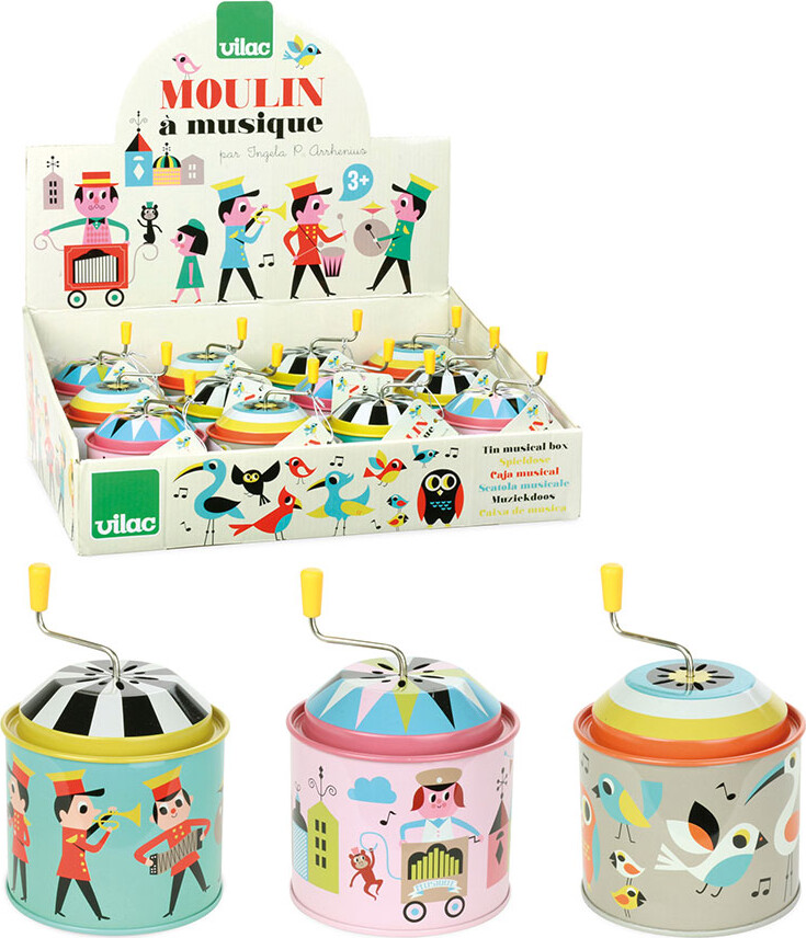 Vilac - Spilledåse Til Børn - Ingela Arrhenius - Assorteret