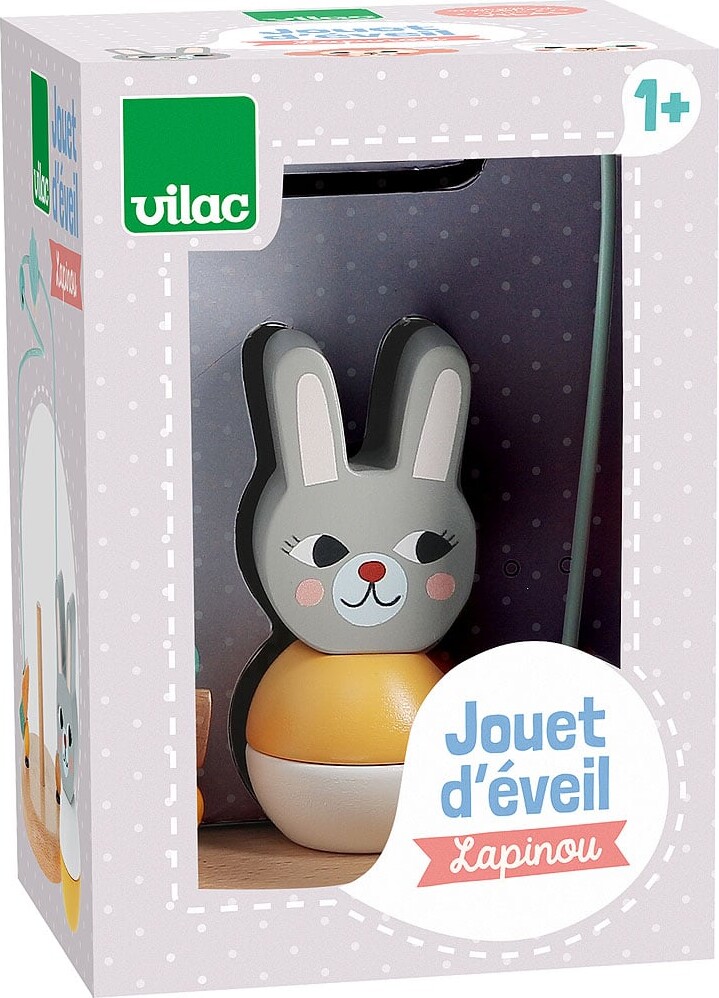 Vilac - Kuglelabyrint I Træ - Kanin - Michelle Carlslund