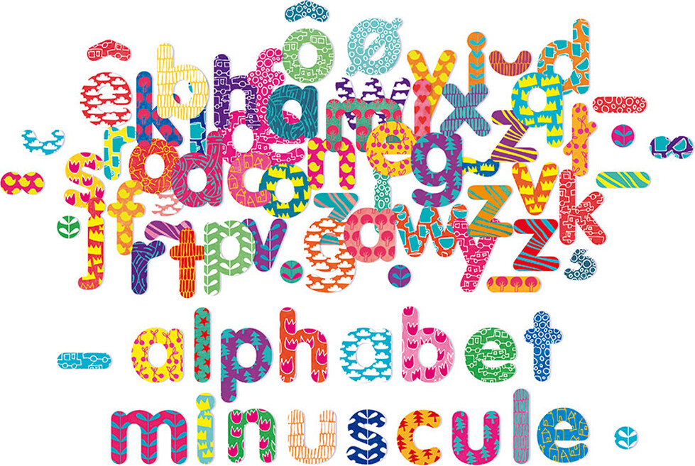 Bogstav Magneter - Træ - 81 Stk - Vilac