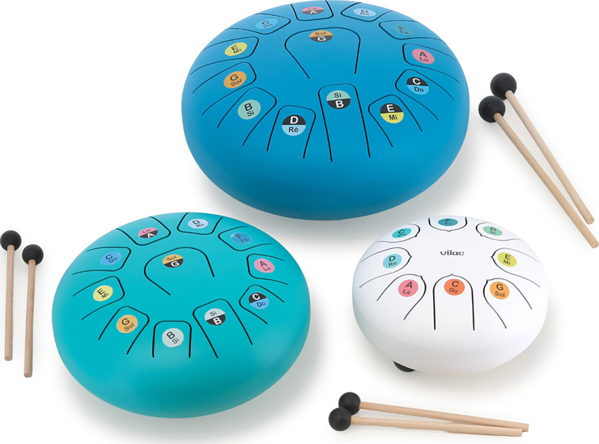Vilac - Tongue Drum - Tungetromme Til Børn - 13 Toner - 25 Cm