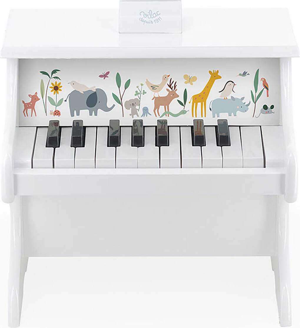 Vilac - Klaver Til Børn - Dyr - Hvid - Sarah Betz