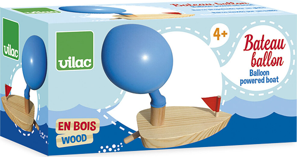 Vilac - Legetøjsbåd - Ballondreven - Træ