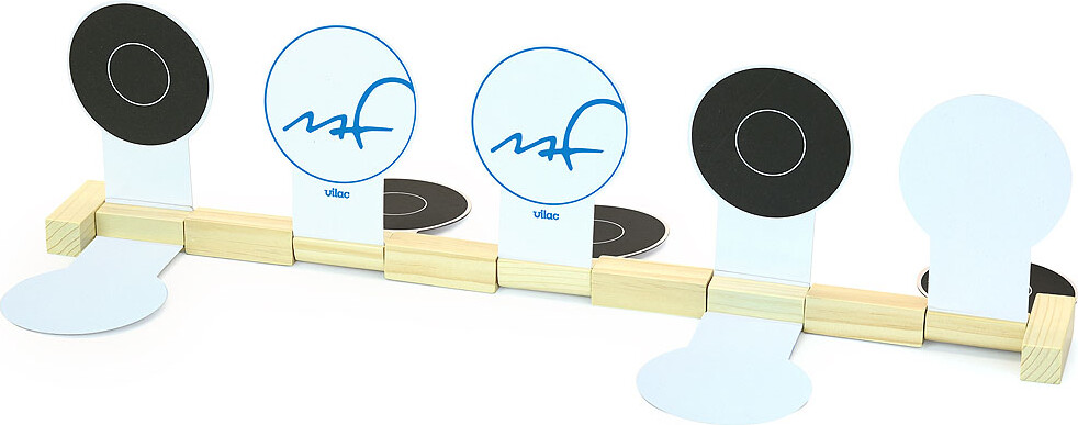 Vilac - Skiskydning Legetøj Sæt Med Mål Og Elastikker - Træ