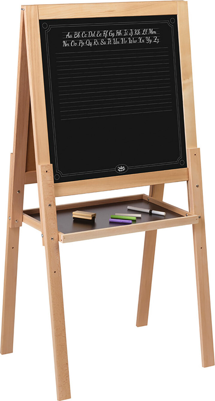 Vilac - 3-I-1 Whiteboard Magnettavle Og Kridttavle Til Børn