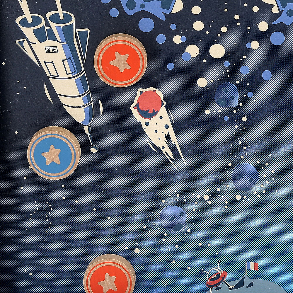 Vilac - Fast Sling Puck Spil - Træ