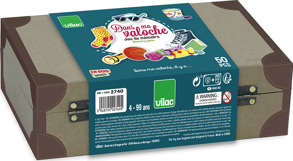Vilac - Pak Din Kuffert Spil