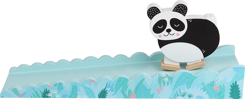 Vilac - Panda Figur Med Glidebane Legetøj - Træ
