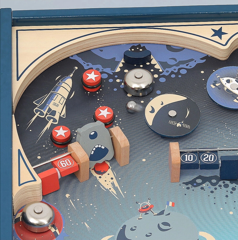 Vilac - Pinball Flippermaskine Til Børn - Space