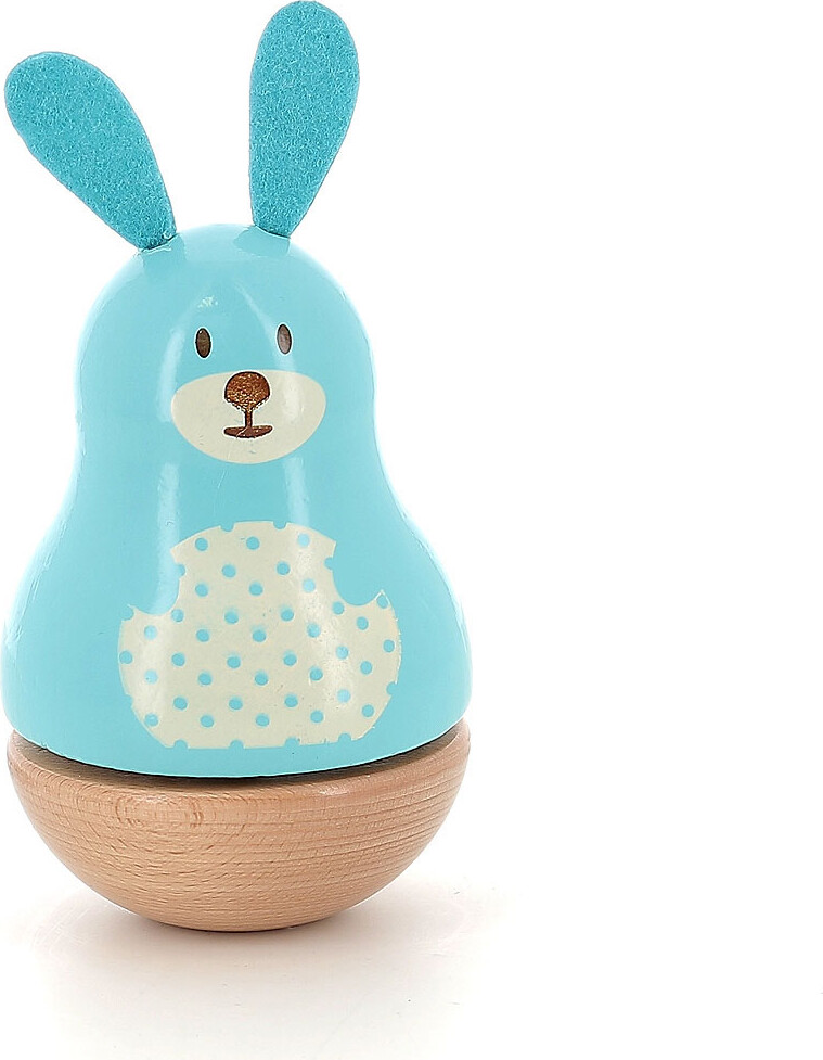 Vilac - Spilledåse I Træ Til Børn - Raoul Kanin - Blå