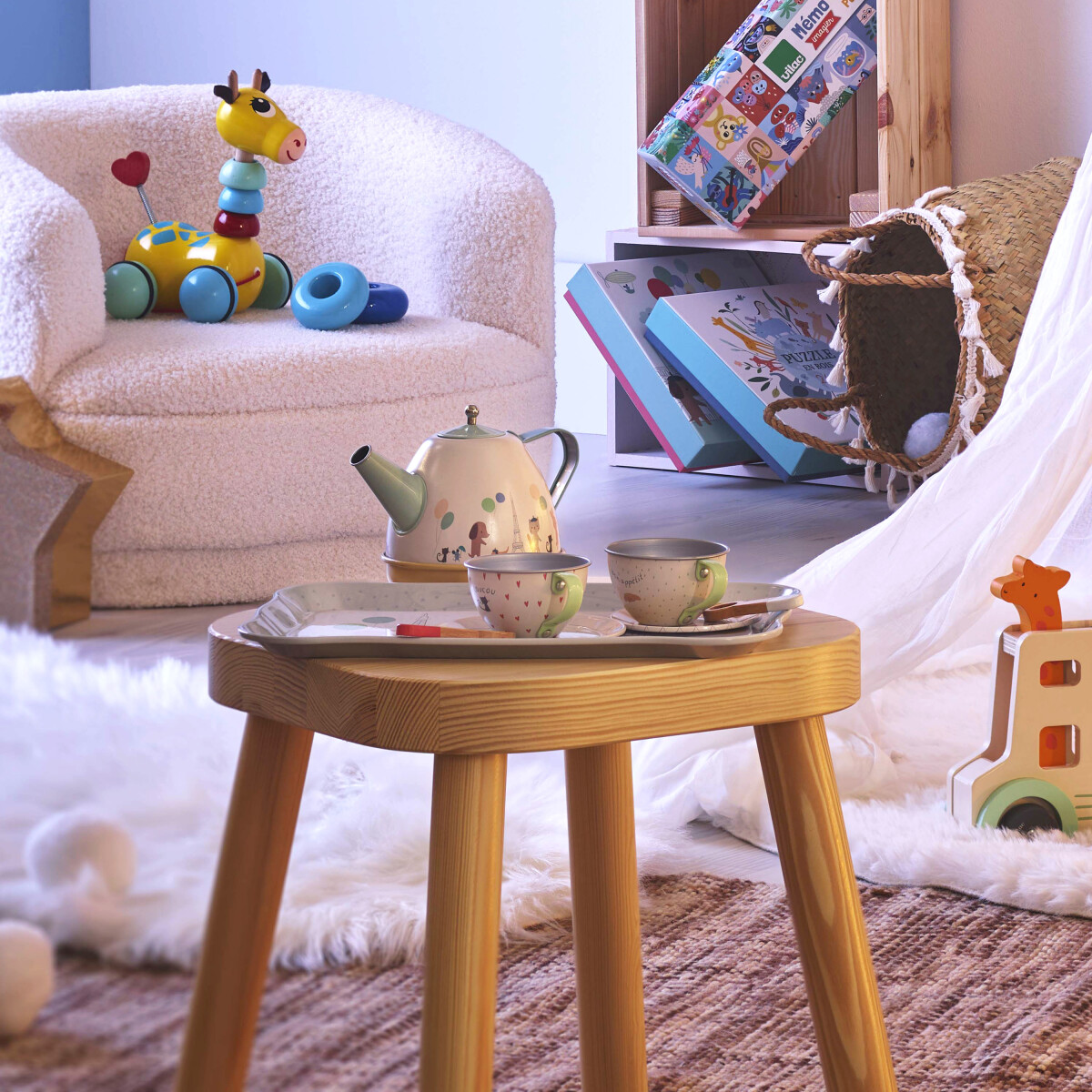 Vilac - Tesæt Legetøj Med Musik - Inkl Kuffert - Metal - 14 Dele