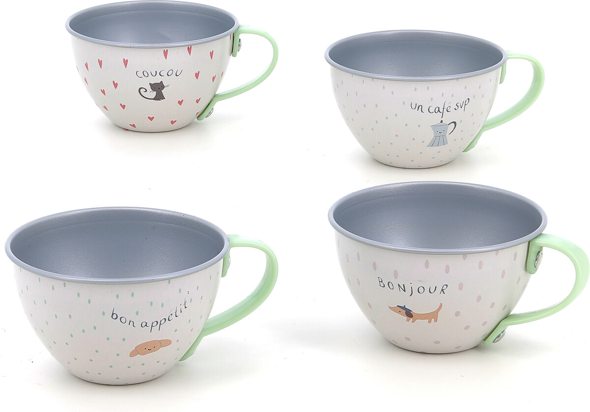 Vilac - Tesæt Legetøj Med Musik - Inkl Kuffert - Metal - 14 Dele