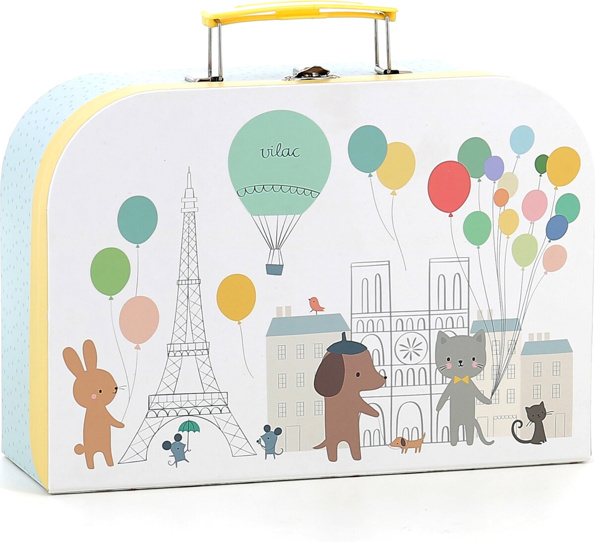 Vilac - Tesæt Legetøj Med Musik - Inkl Kuffert - Metal - 14 Dele